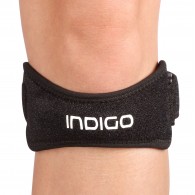 Суппорт колена( ремень) неопреновый INDIGO IN196 Универсальный Черный